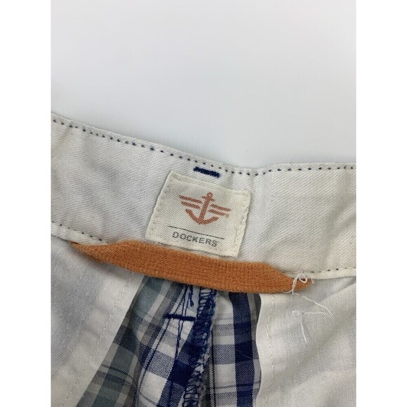 Eddie Bauer And Dockers Shorts Blue Plaid Black Houndstooth Mens Size 32 - Picture 10 of 13